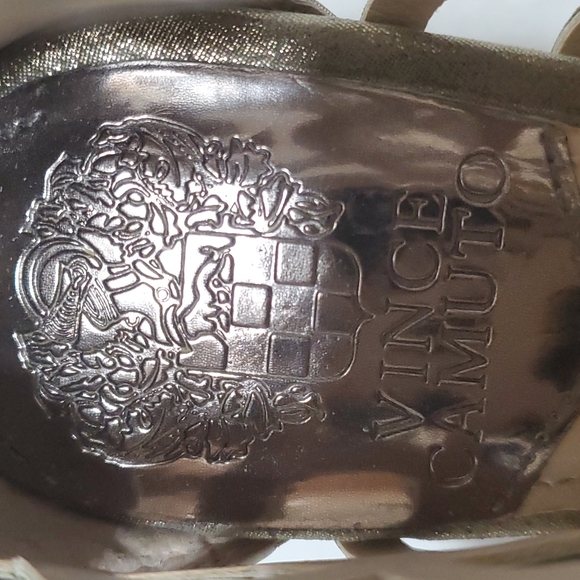 VINCE CAMUTO Open toe ankle booties shoes 6.5M (Ss28) - Picture 6 of 8